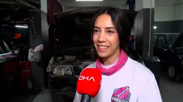 21 Yaşındaki Amine İnce, Otomotiv Sektöründe Pembe Eldivenli Başarı Öyküsü
