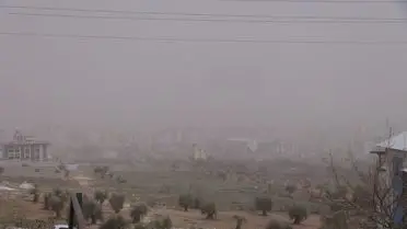 Kilis’te Suriye’den Gelen Toz Taşınımı Günlük Hayatı Etkiliyor